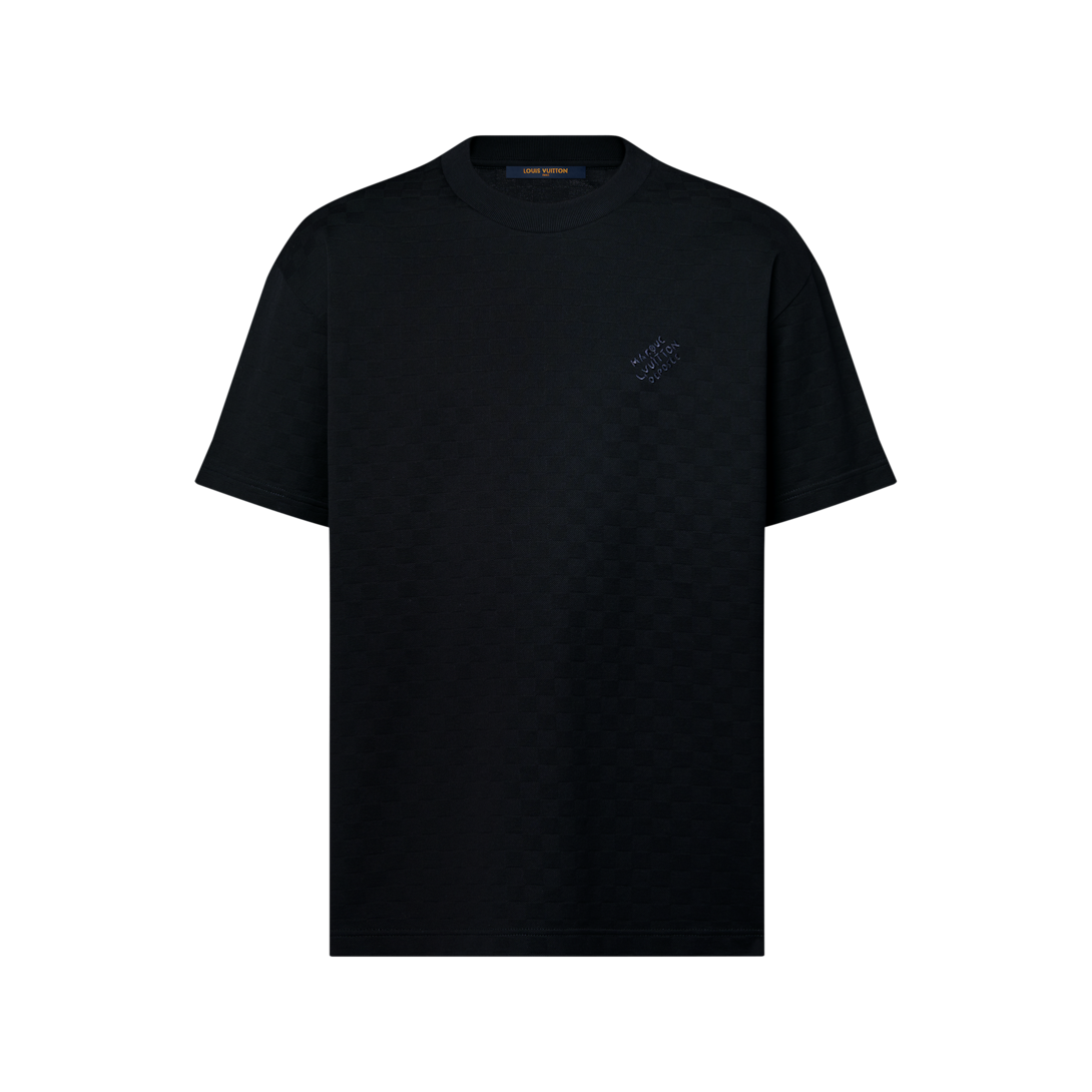 Damier Cotton Pique T-Shirt - Ready-to-Wear | Louis Vuitton India